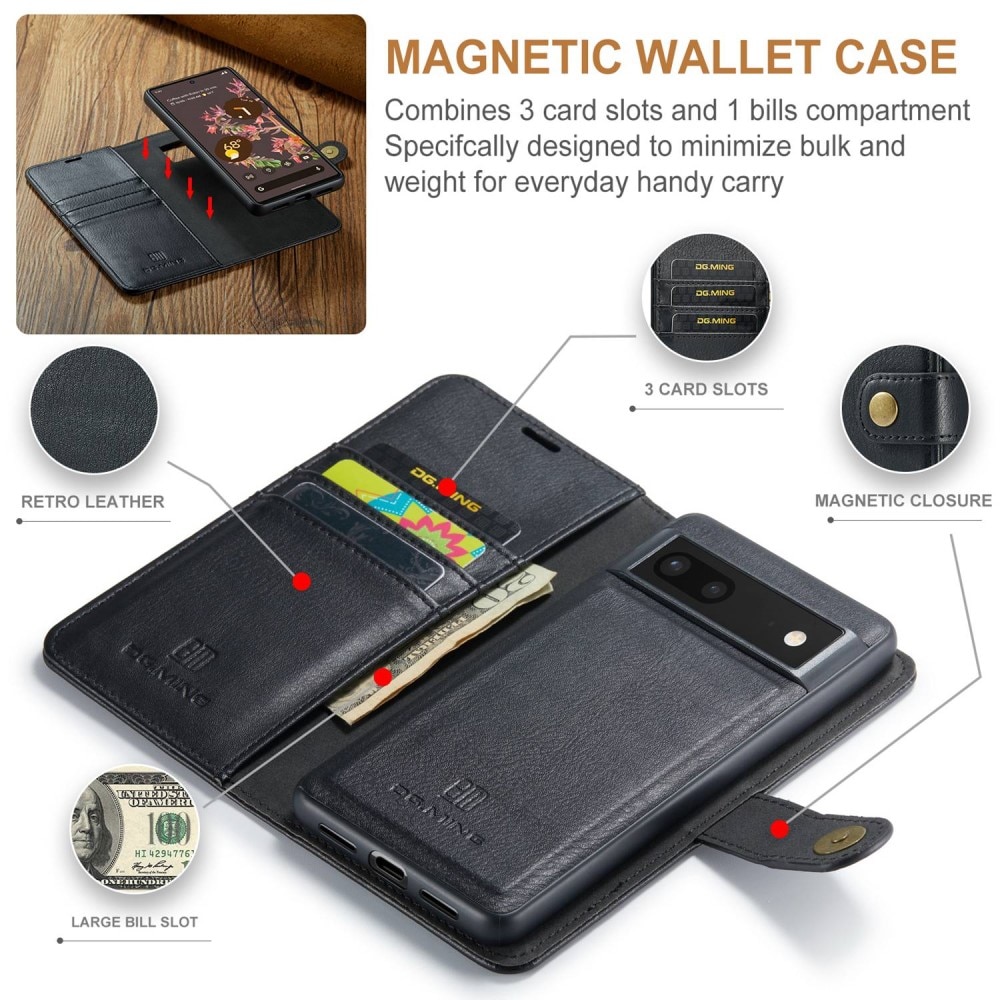 Google Pixel 7 Magnet Wallet Black