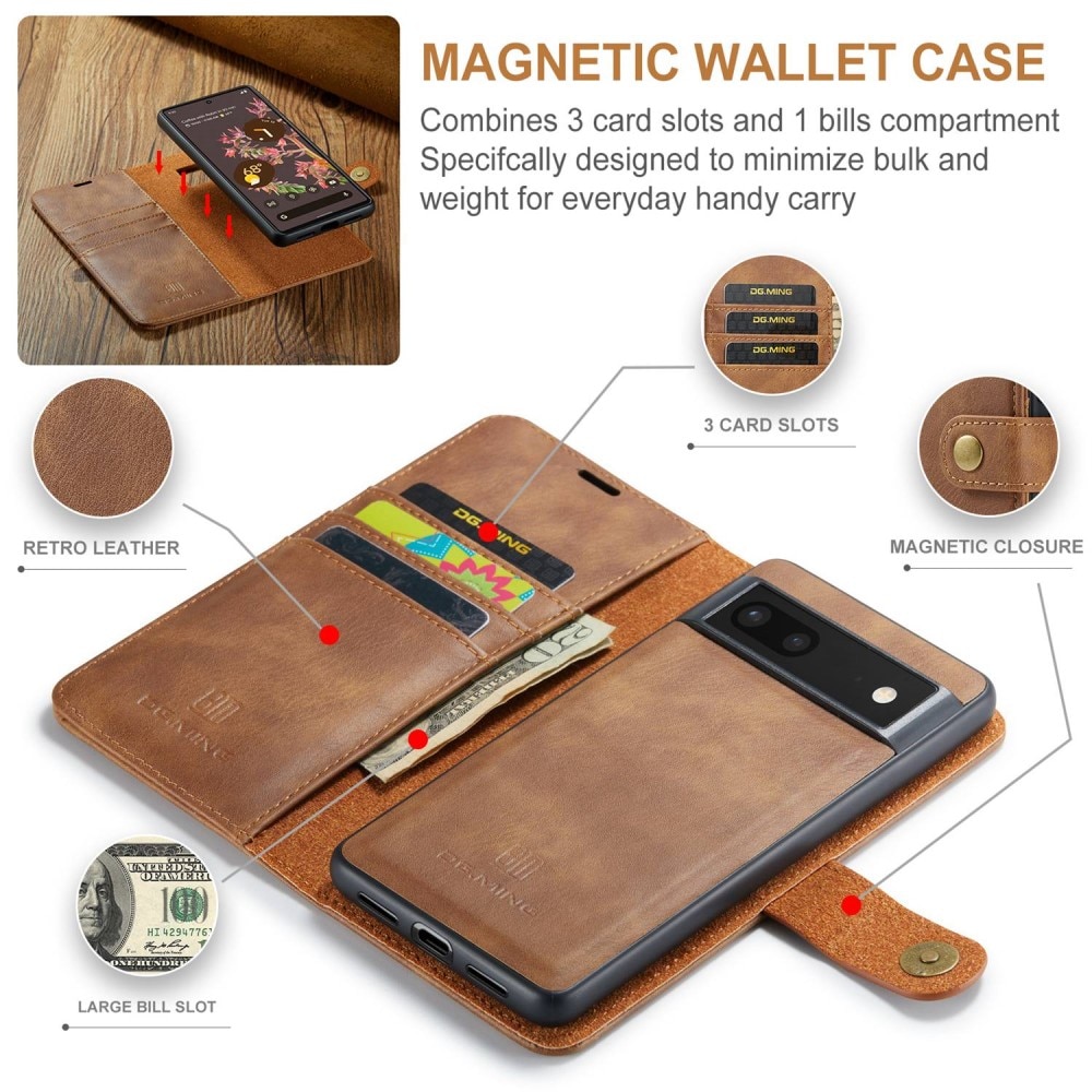 Google Pixel 7 Magnet Wallet Cognac