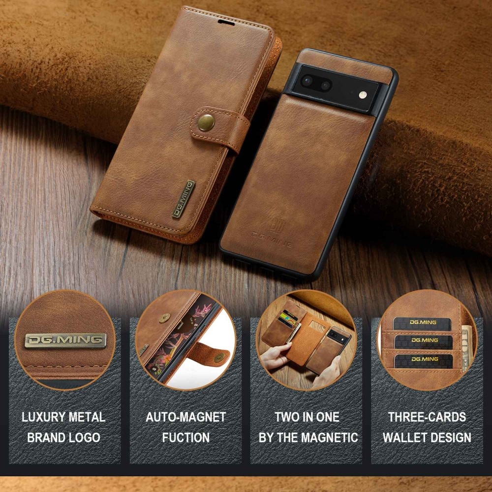 Google Pixel 7 Magnet Wallet Cognac