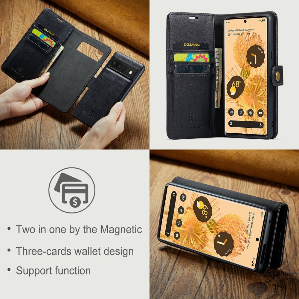 Google Pixel 7 Pro Magnet Wallet Black