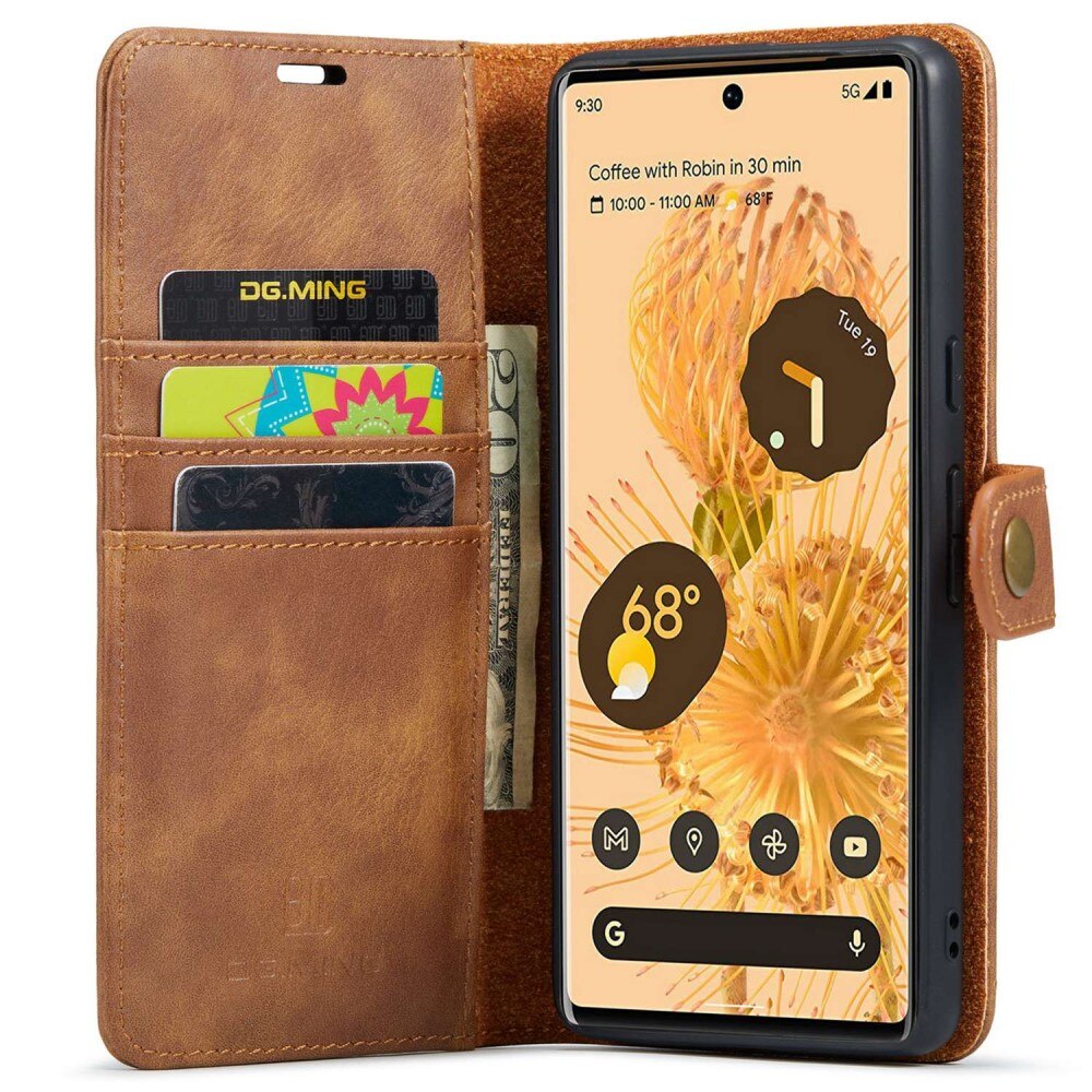 Google Pixel 7 Pro Magnet Wallet Cognac