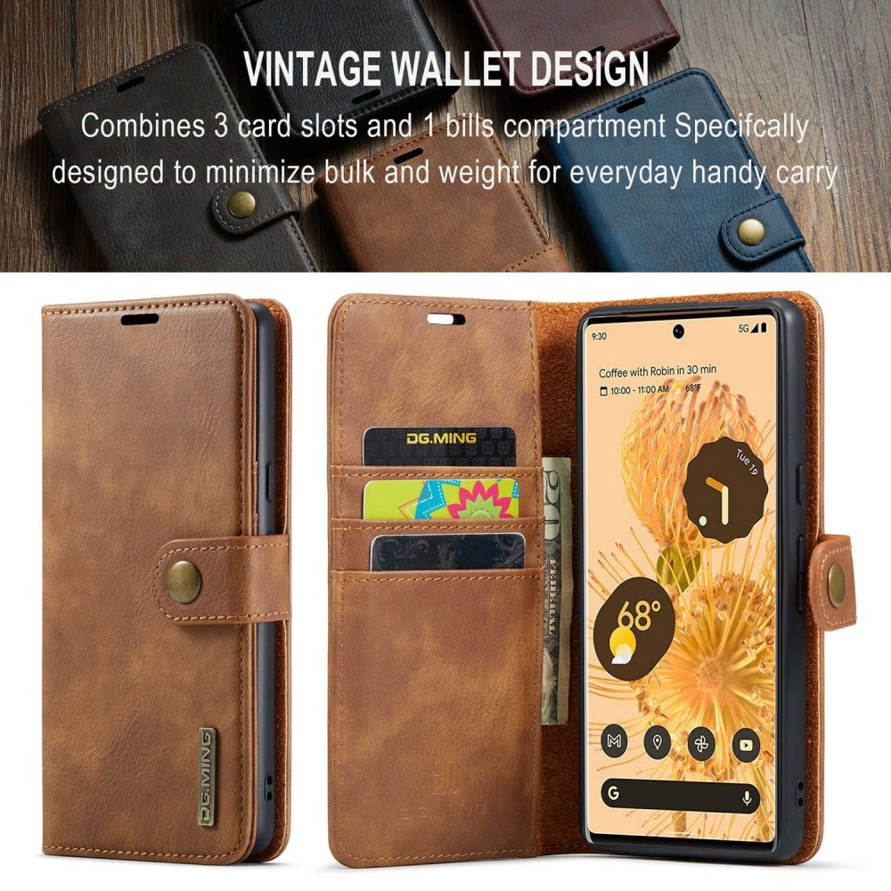 Google Pixel 7 Pro Magnet Wallet Cognac