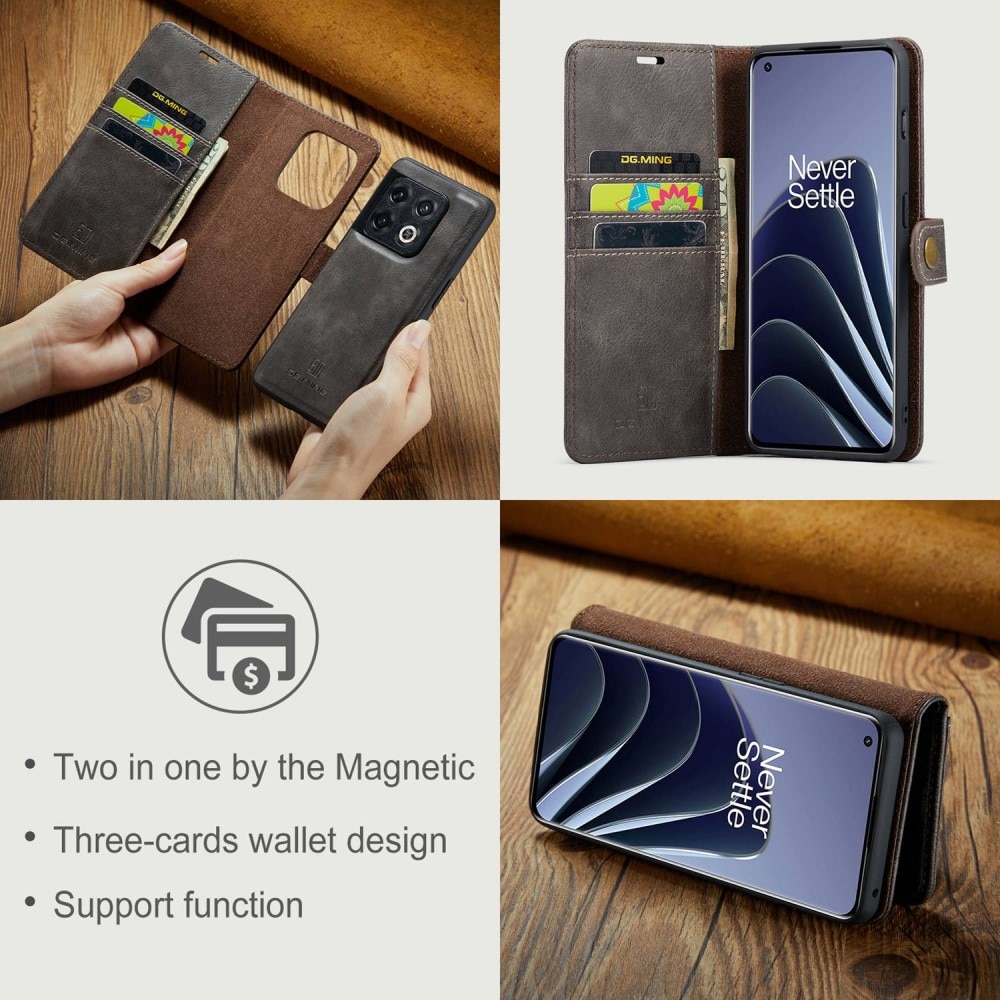 OnePlus 10 Pro Magnet Wallet Brown