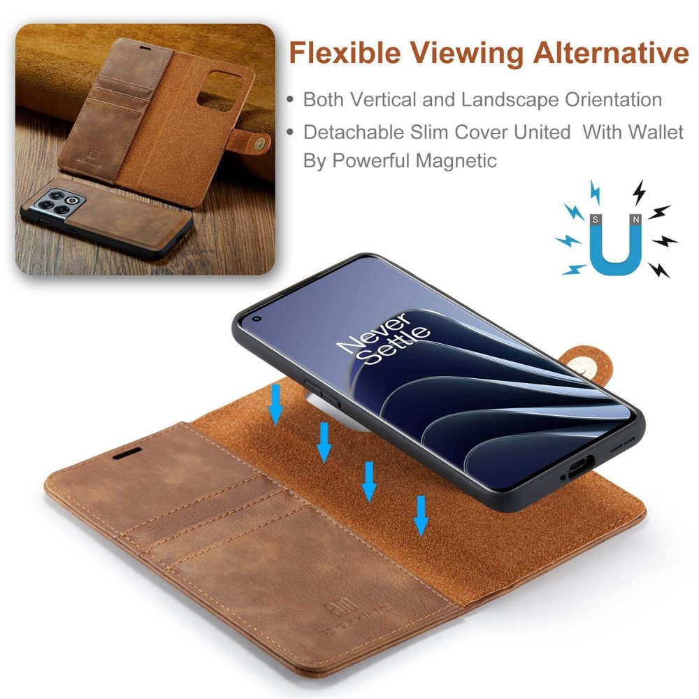 OnePlus 10 Pro Magnet Wallet Cognac