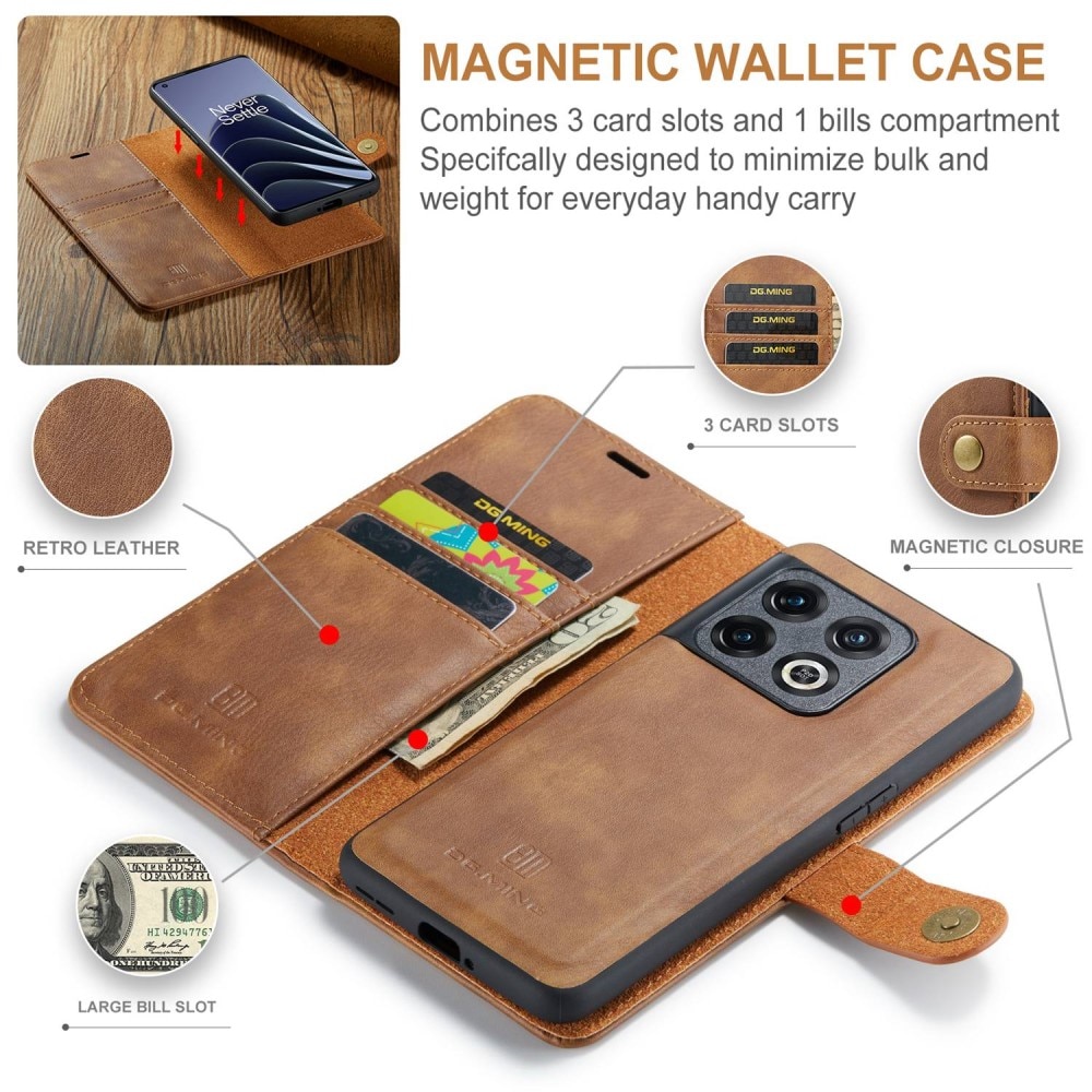 OnePlus 10 Pro Magnet Wallet Cognac