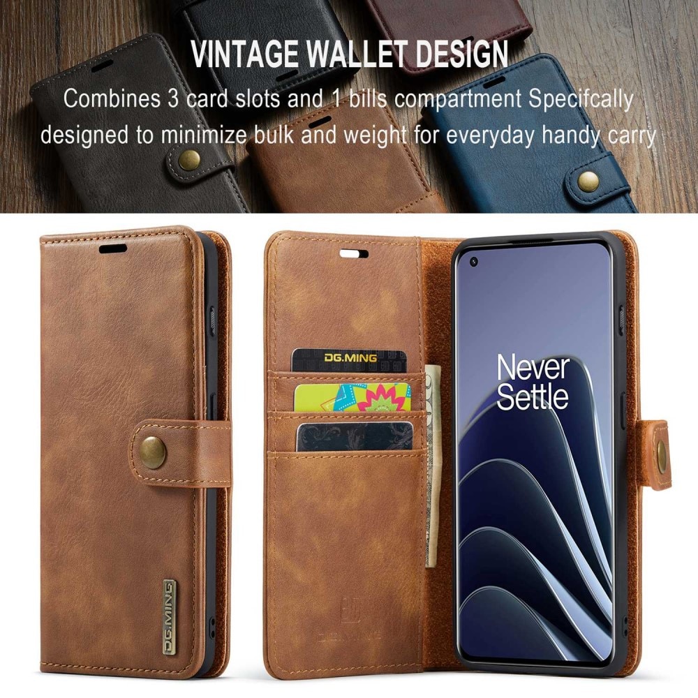 OnePlus 10 Pro Magnet Wallet Cognac