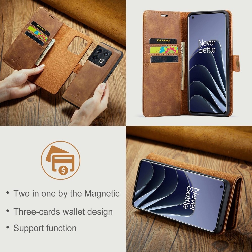 OnePlus 10 Pro Magnet Wallet Cognac