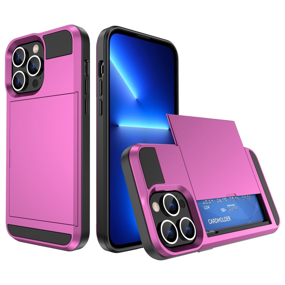 iPhone 14 Card Slot Case Light Pink
