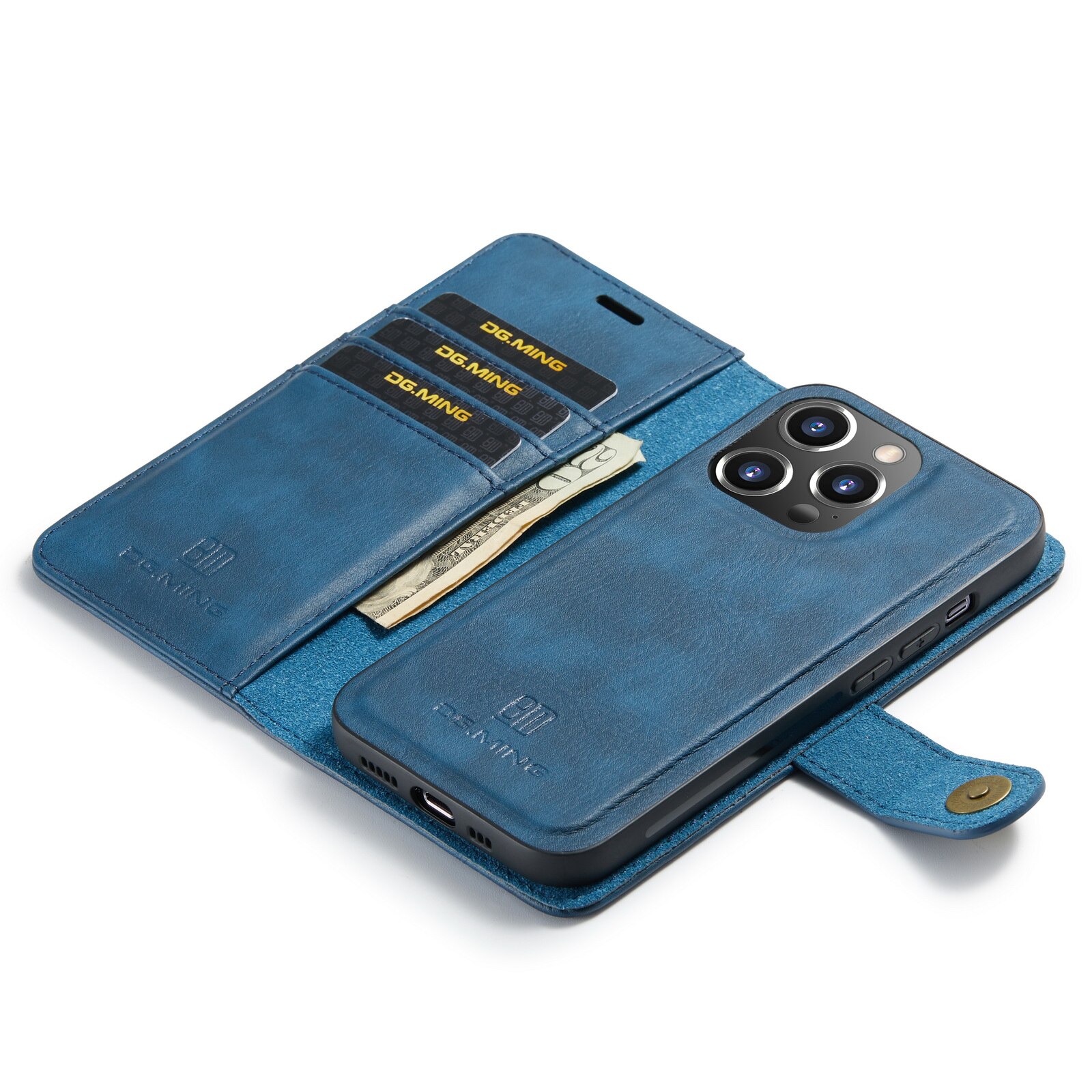 iPhone 14 Pro Magnet Wallet Blue