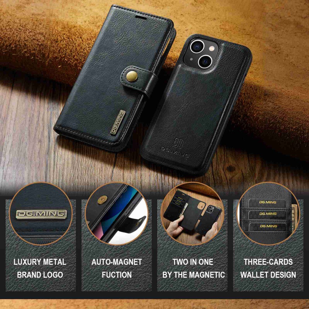 iPhone 14 Magnet Wallet Black