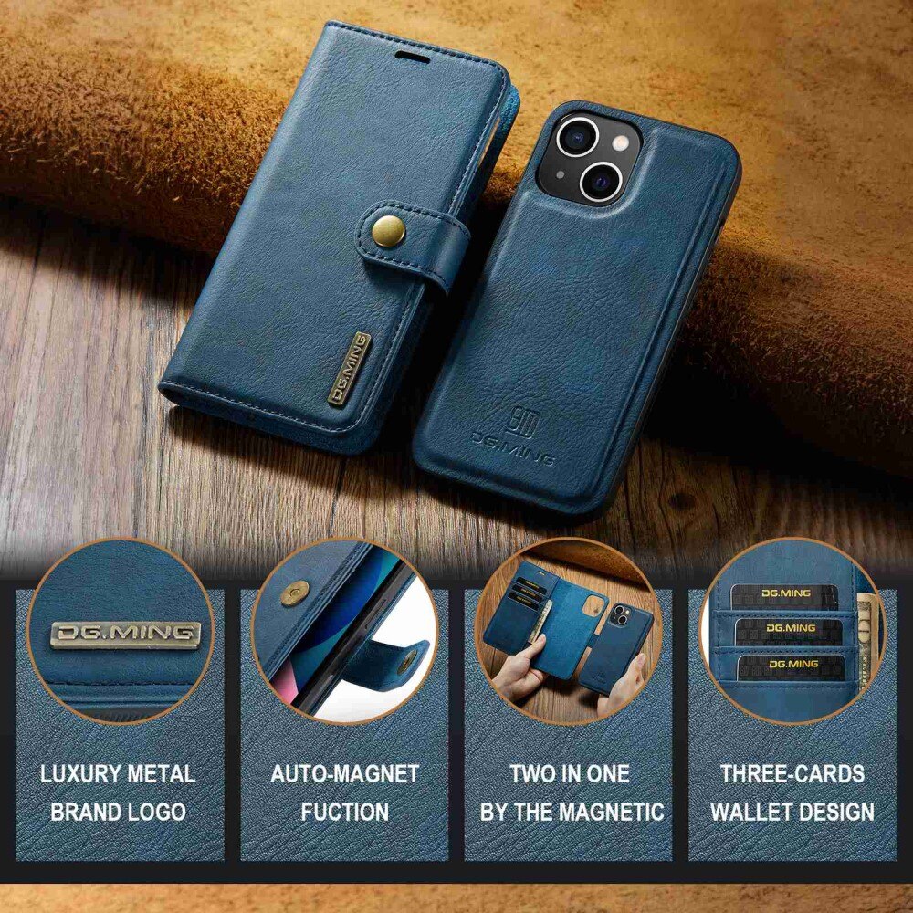 iPhone 14 Magnet Wallet Blue