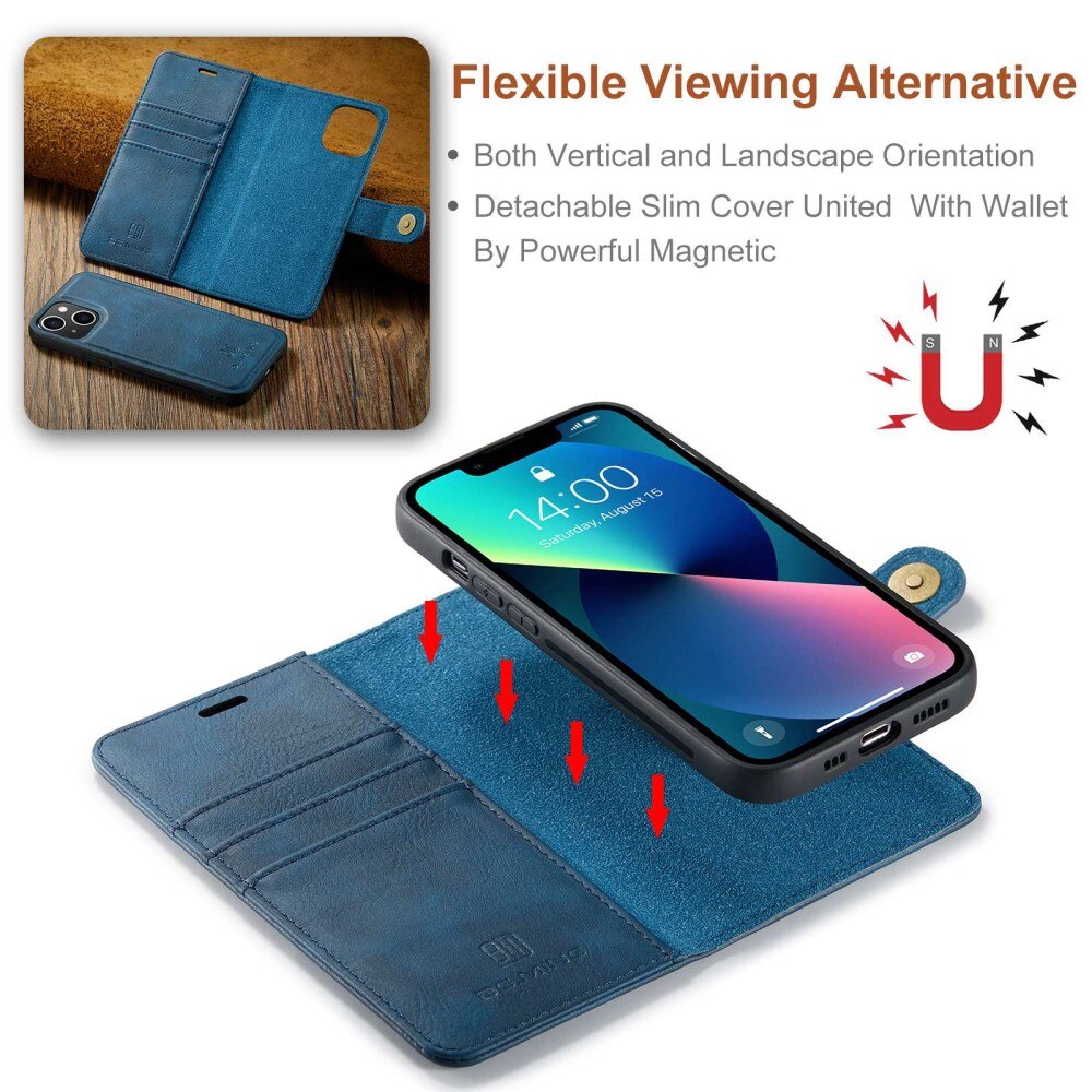 iPhone 14 Magnet Wallet Blue