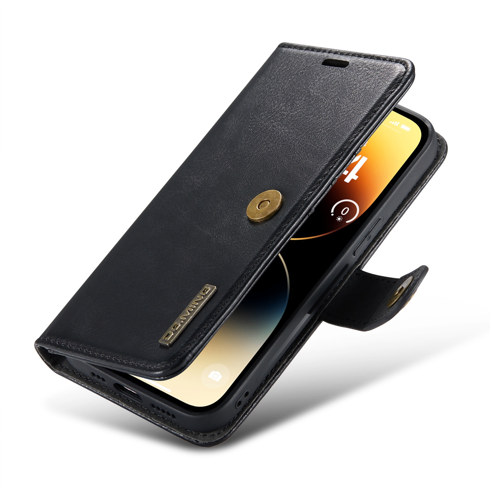 iPhone 15 Pro Magnet Wallet Black