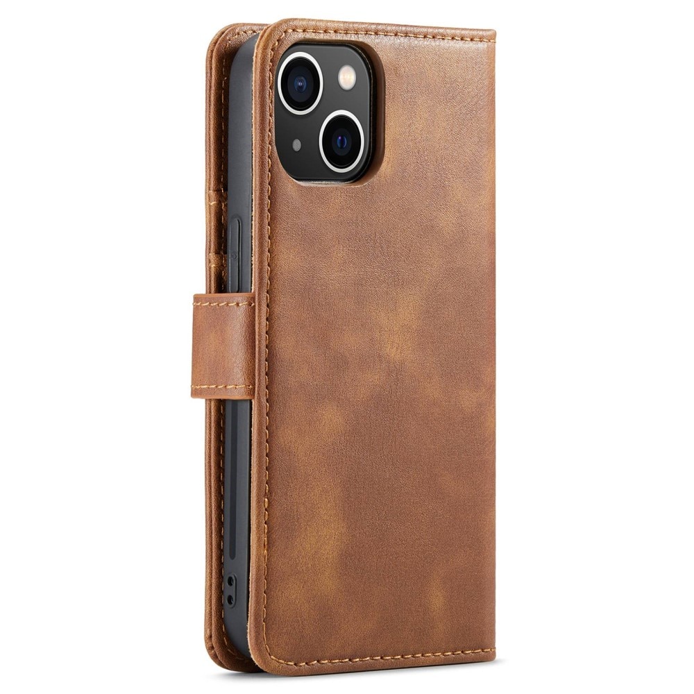 iPhone 14 Plus Magnet Wallet Brown