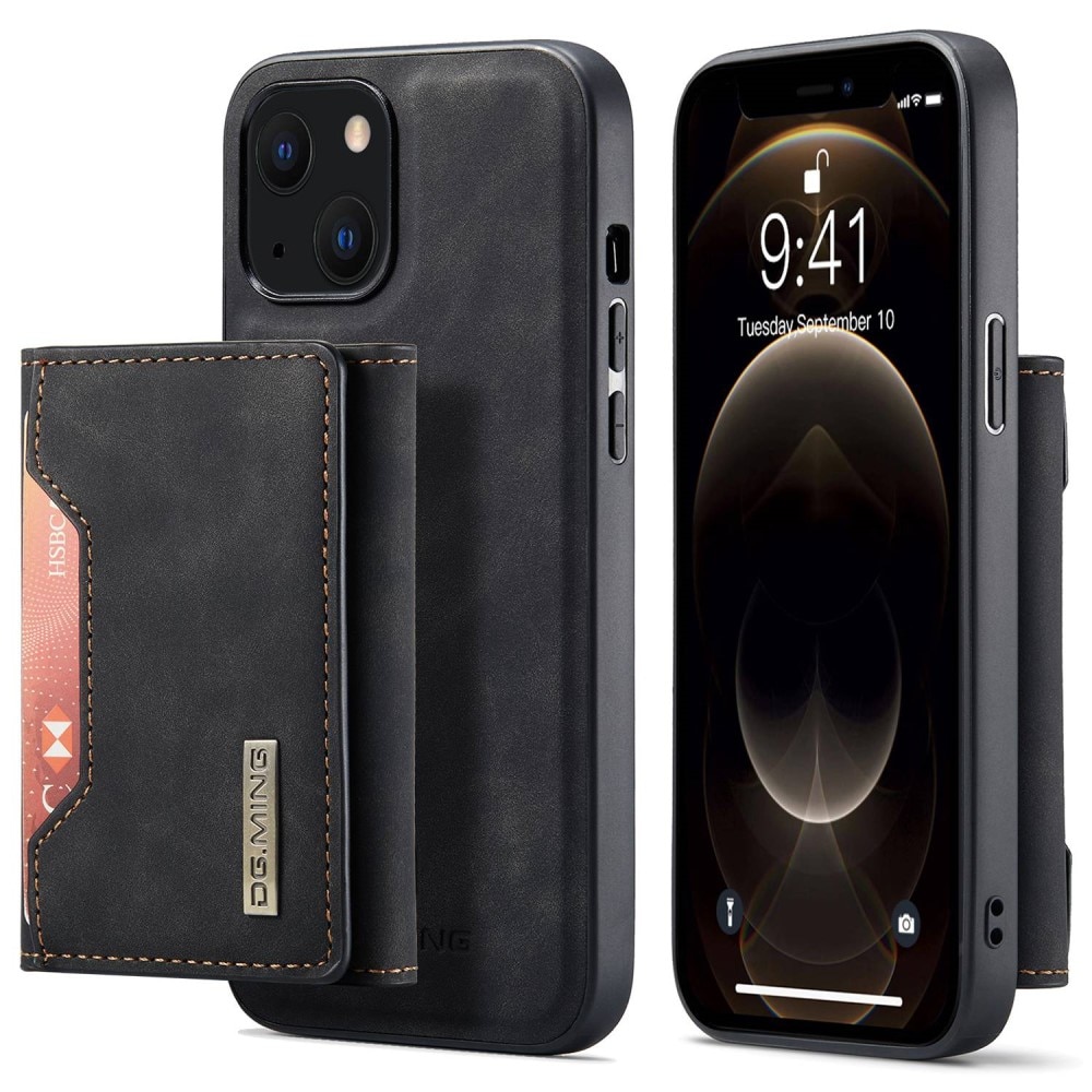 iPhone 15 Plus Magnetic Card Slot Case Black