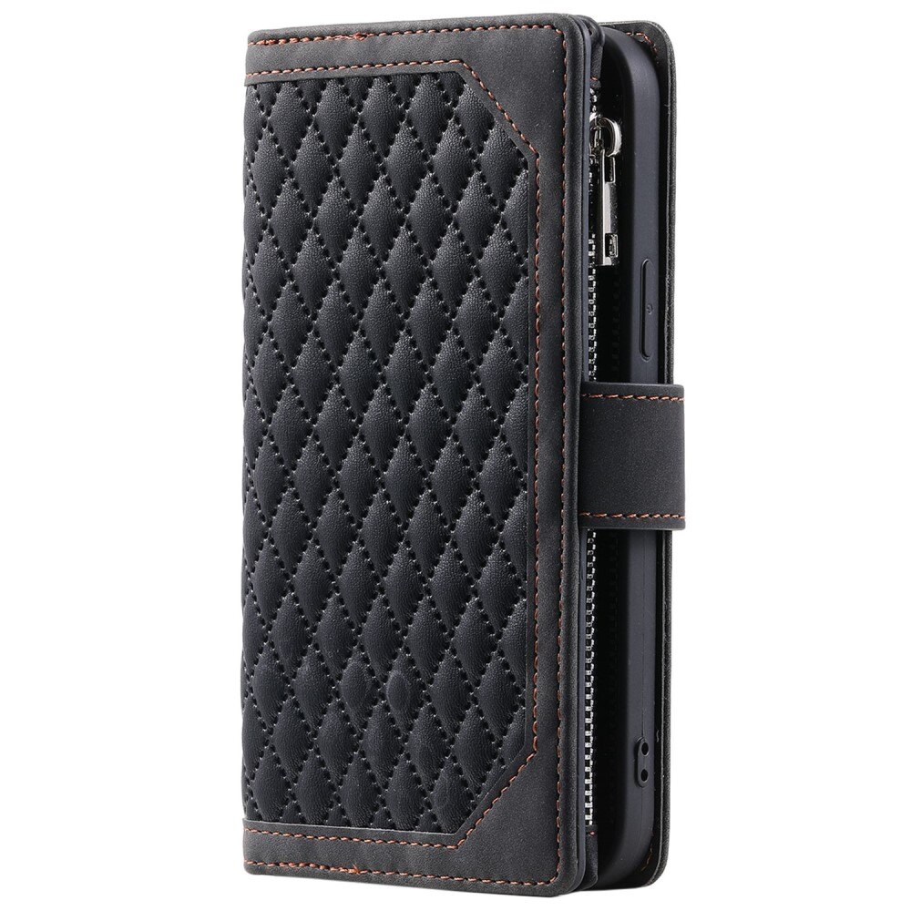 iPhone 11 Wallet/Purse Quilted Black