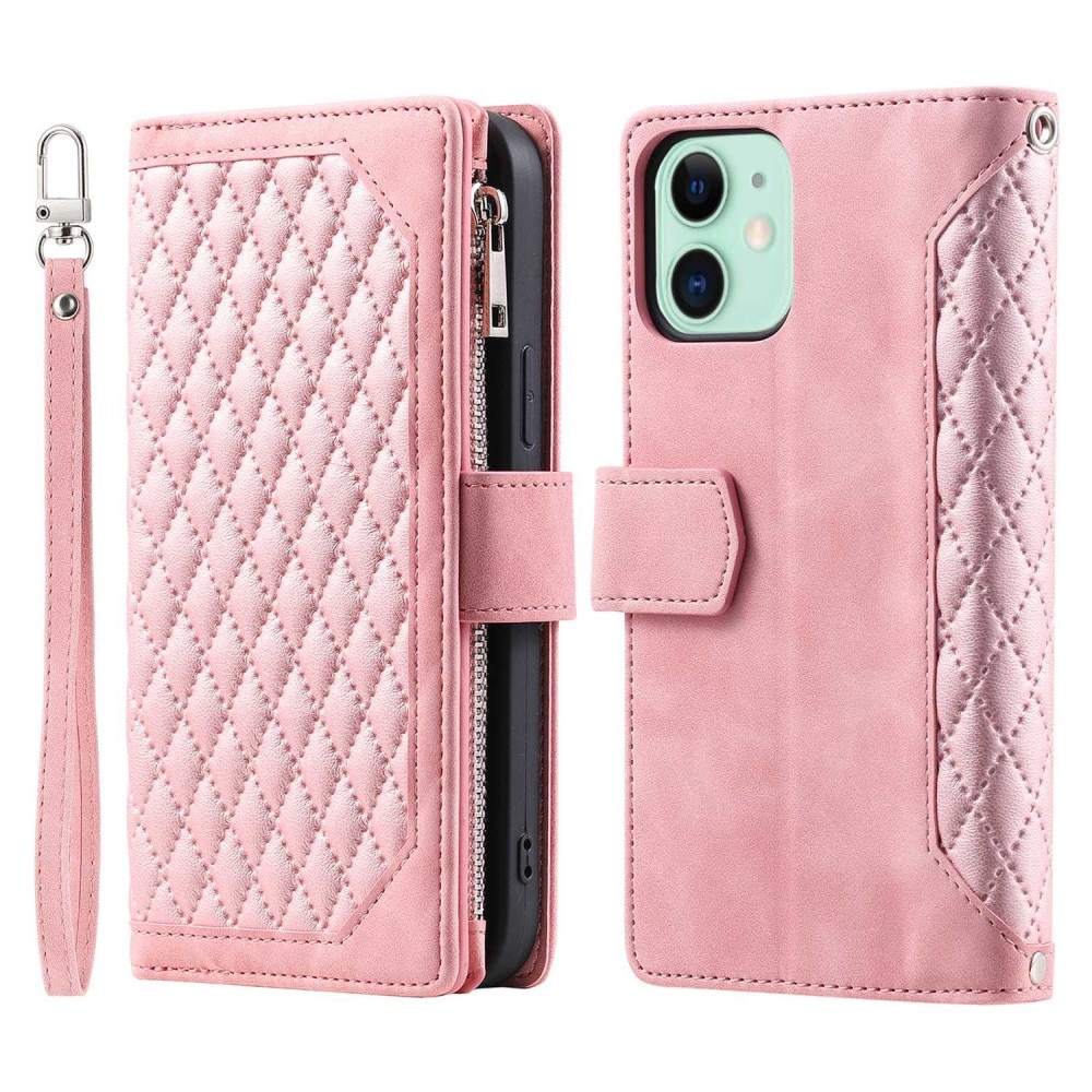 iPhone 11 Wallet/Purse Quilted Pink