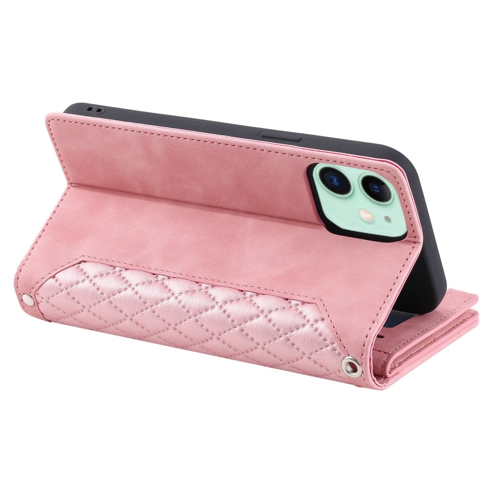 iPhone 11 Wallet/Purse Quilted Pink