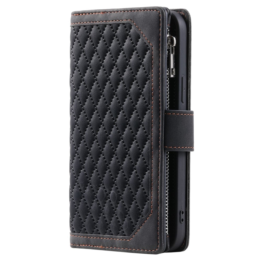 iPhone 13 Pro Wallet/Purse Quilted Black