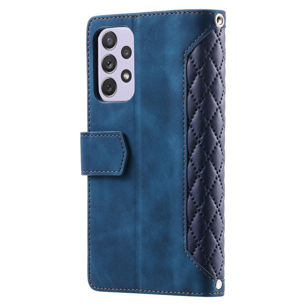Samsung Galaxy A52 5G Wallet/Purse Quilted Blue