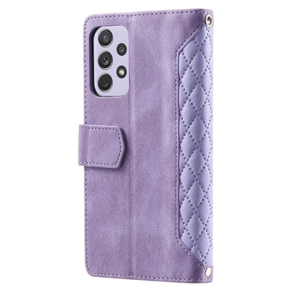 Samsung Galaxy A52/A52s Wallet/Purse Quilted Purple