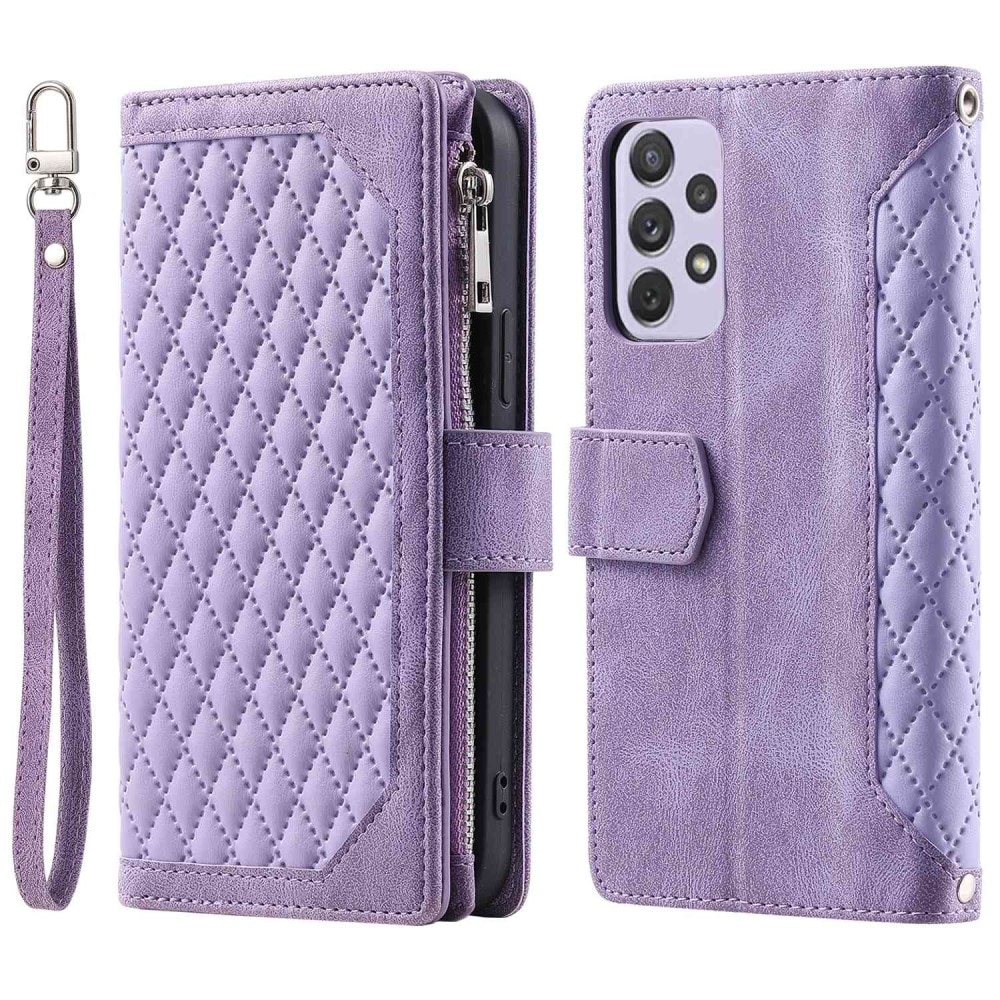 Samsung Galaxy A52/A52s Wallet/Purse Quilted Purple