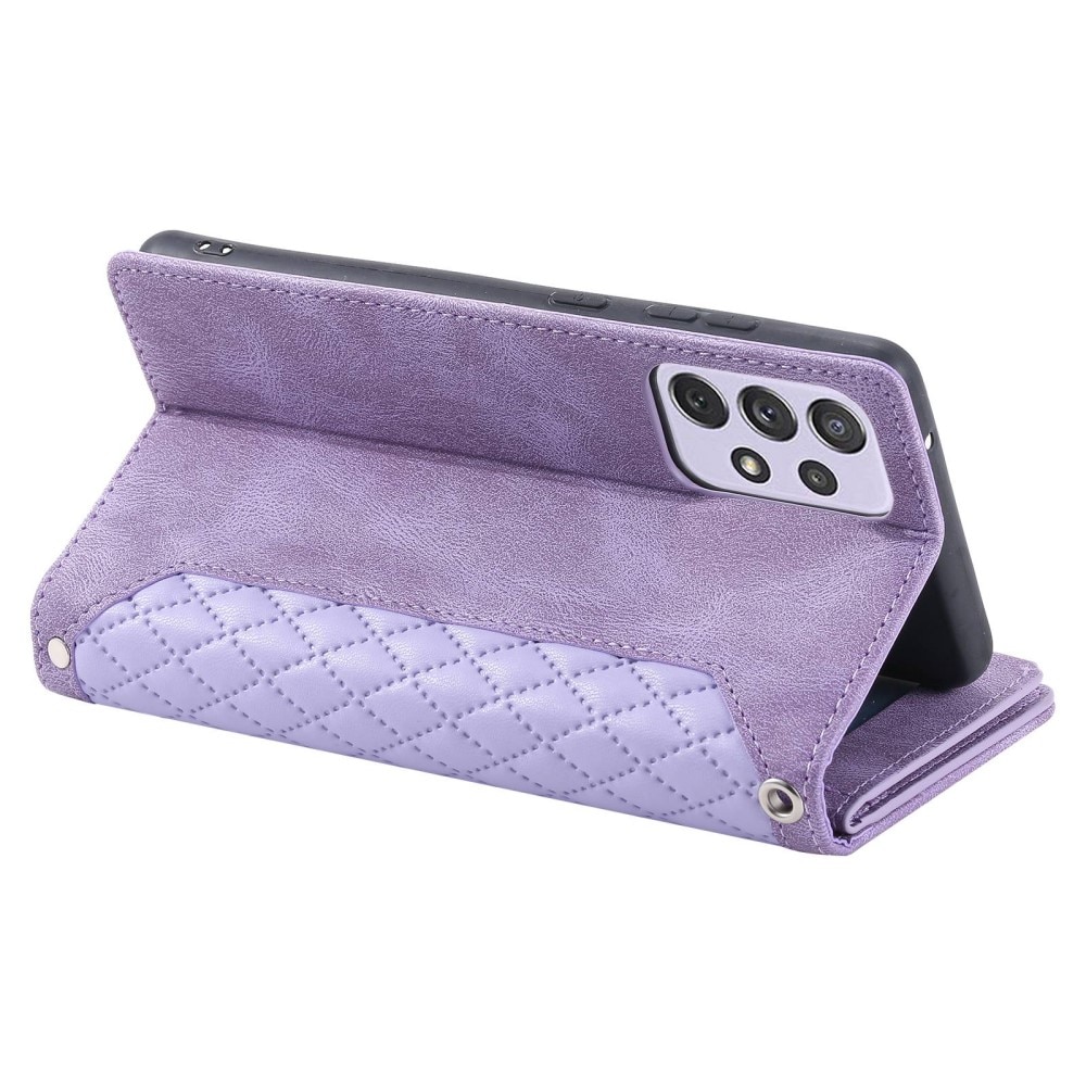 Samsung Galaxy A52/A52s Wallet/Purse Quilted Purple