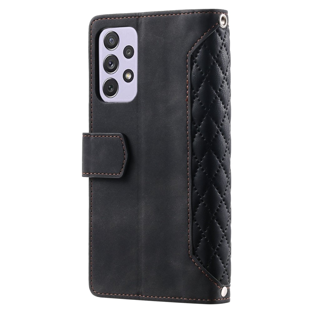 Samsung Galaxy A52/A52s Wallet/Purse Quilted Black