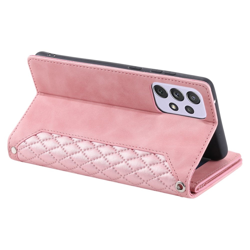 Samsung Galaxy A52/A52s Wallet/Purse Quilted Pink