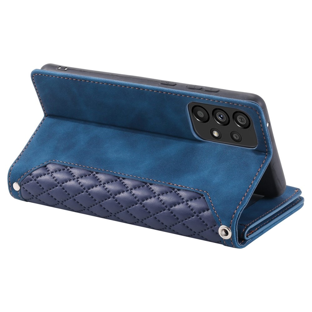Samsung Galaxy A53 Wallet/Purse Quilted Blue