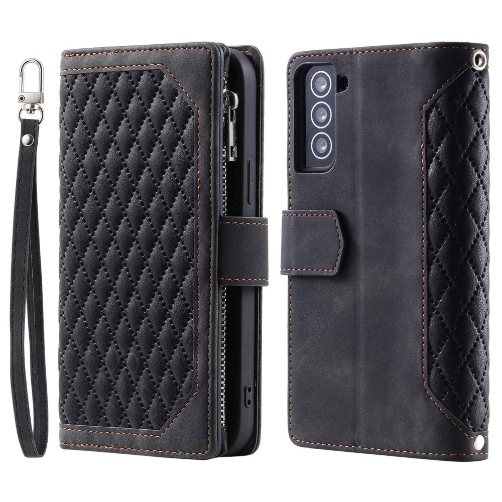 Samsung Galaxy S22 Wallet/Purse Quilted Black