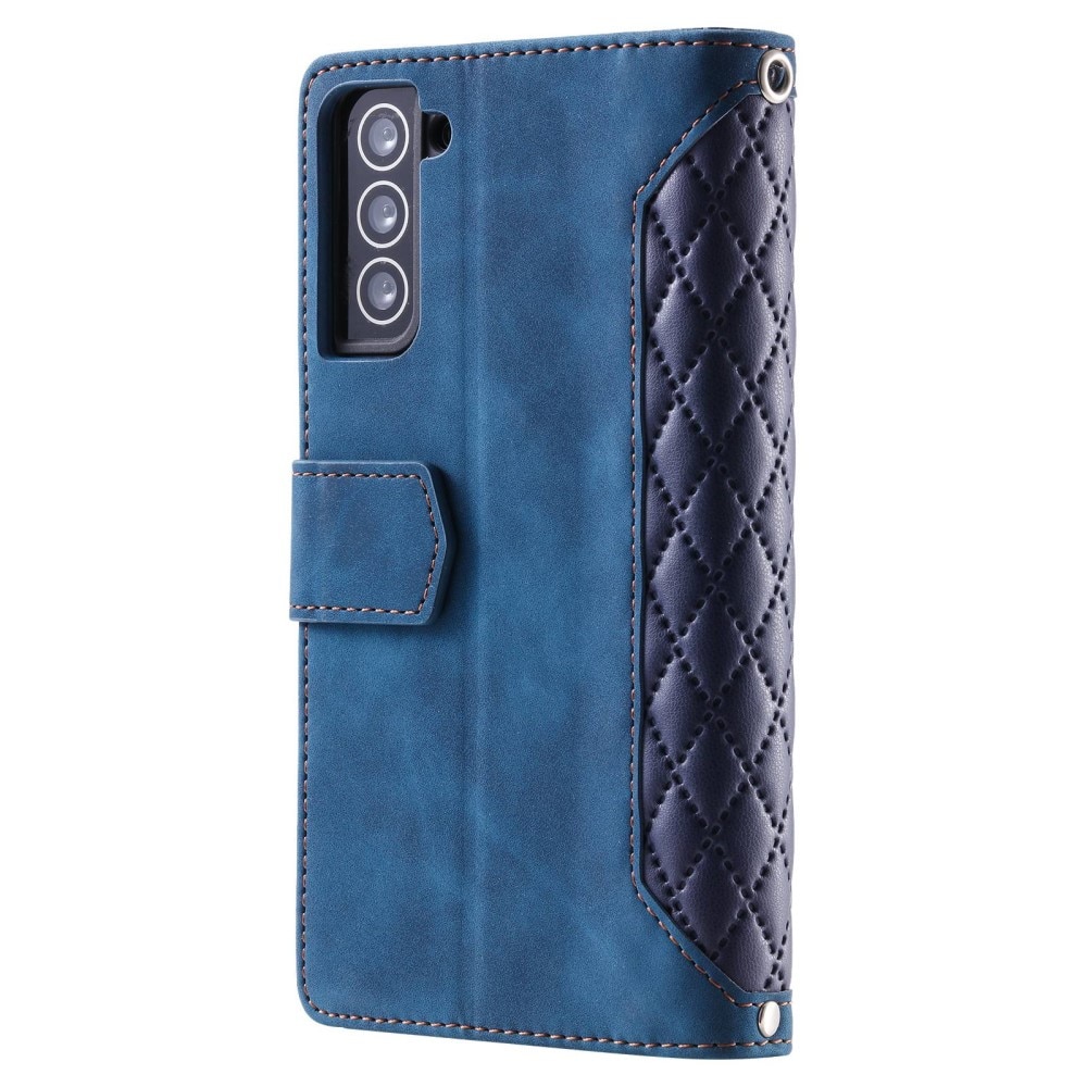 Samsung Galaxy S22 Wallet/Purse Quilted Blue