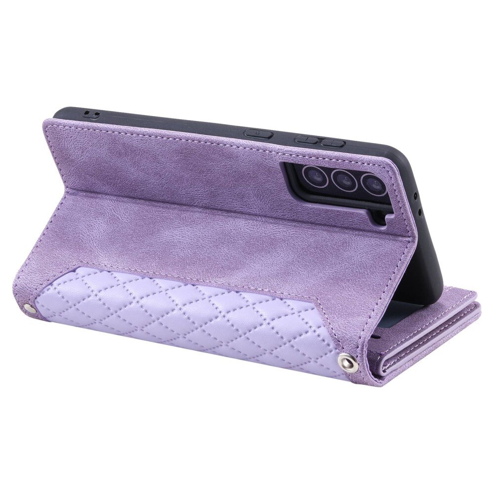 Samsung Galaxy S22 Wallet/Purse Quilted Purple