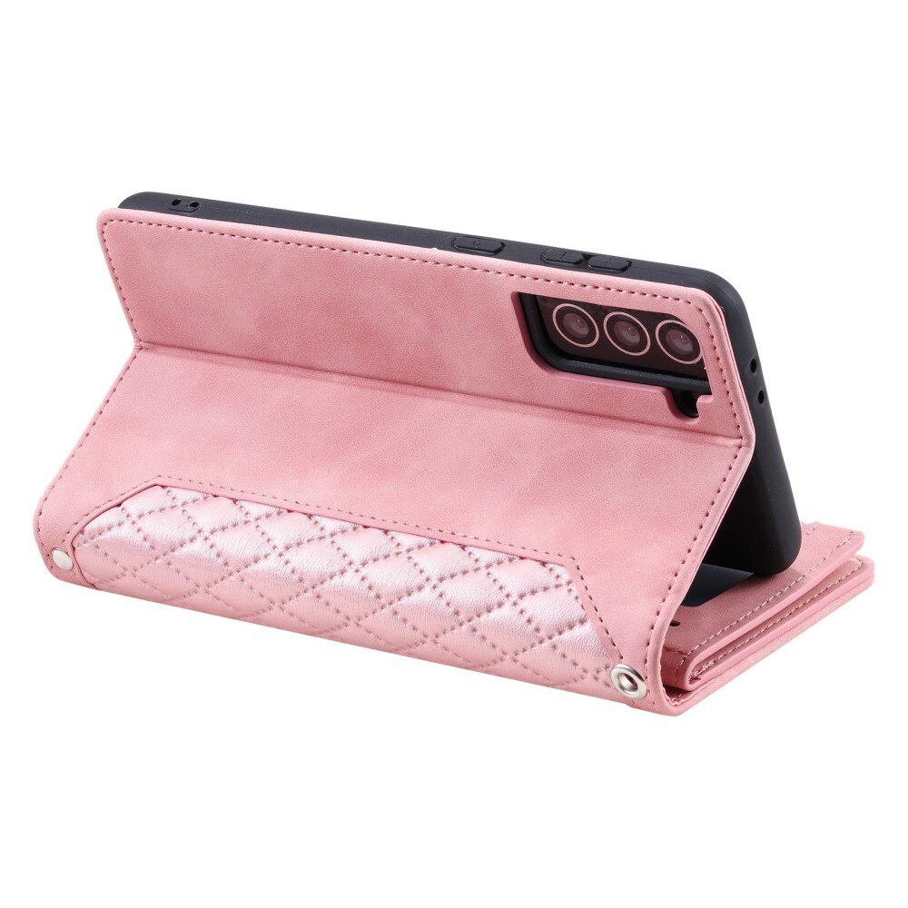 Samsung Galaxy S22 Wallet/Purse Quilted Pink