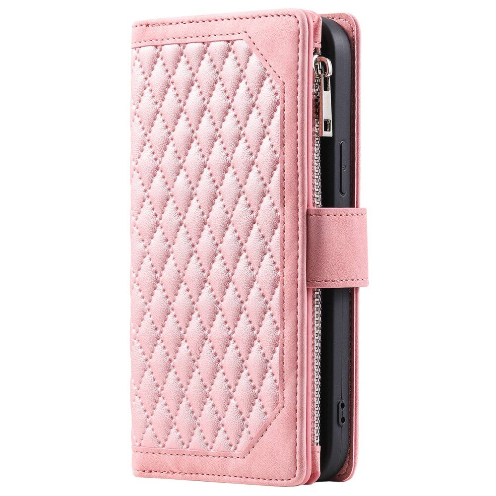 iPhone Xr Wallet/Purse Quilted Pink
