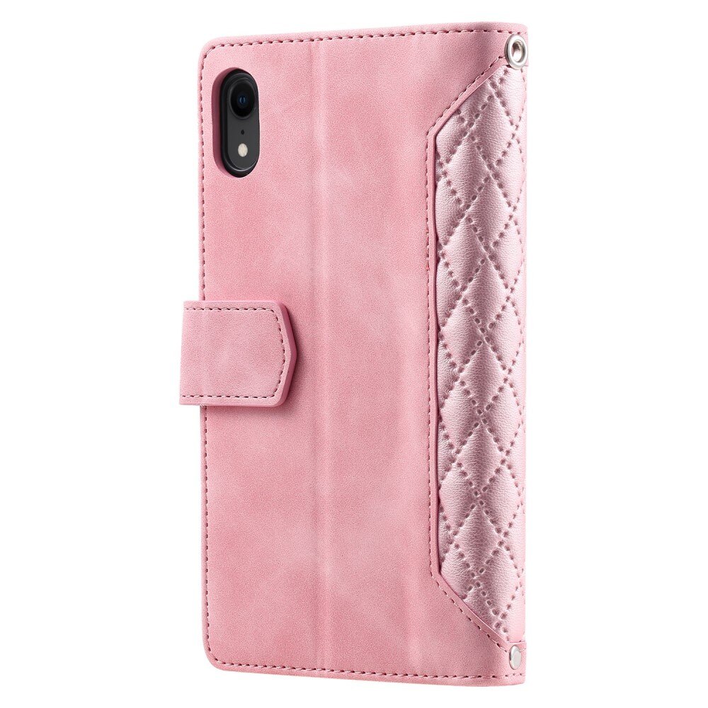 iPhone Xr Wallet/Purse Quilted Pink