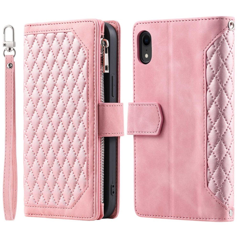 iPhone XR Wallet/Purse Quilted Pink