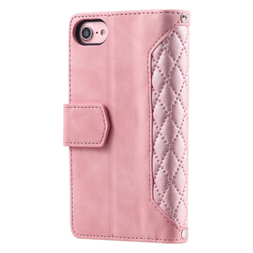 iPhone 8 Wallet/Purse Quilted Pink
