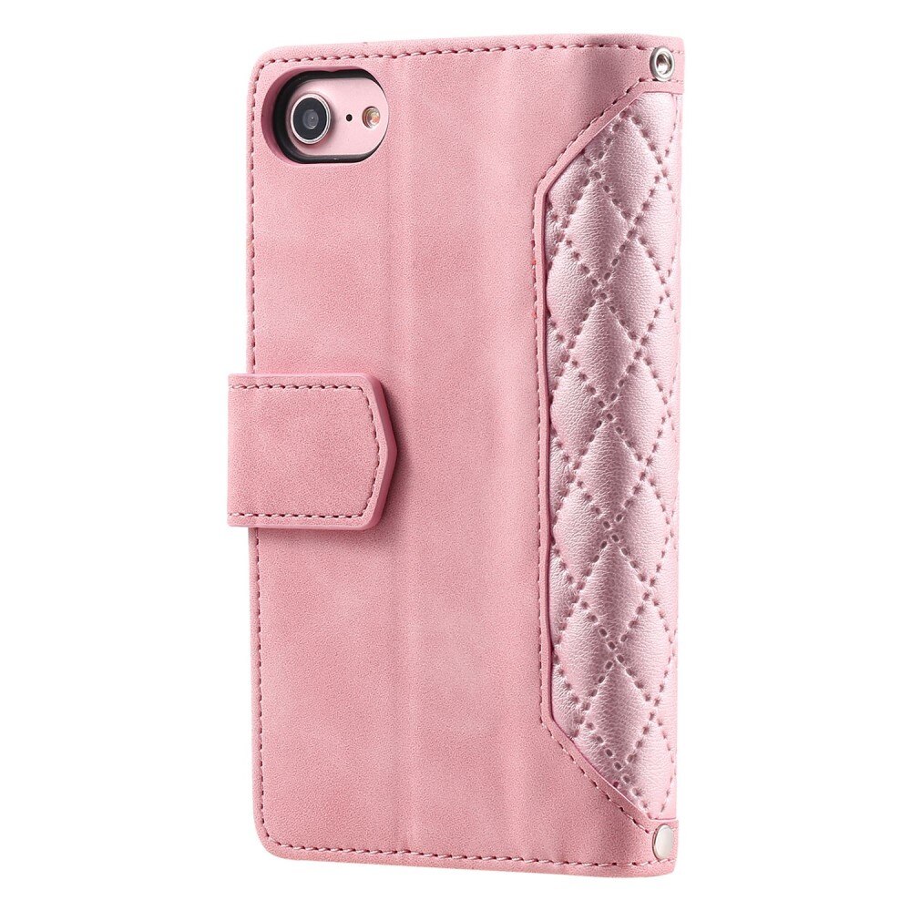 iPhone 7 Wallet/Purse Quilted Pink