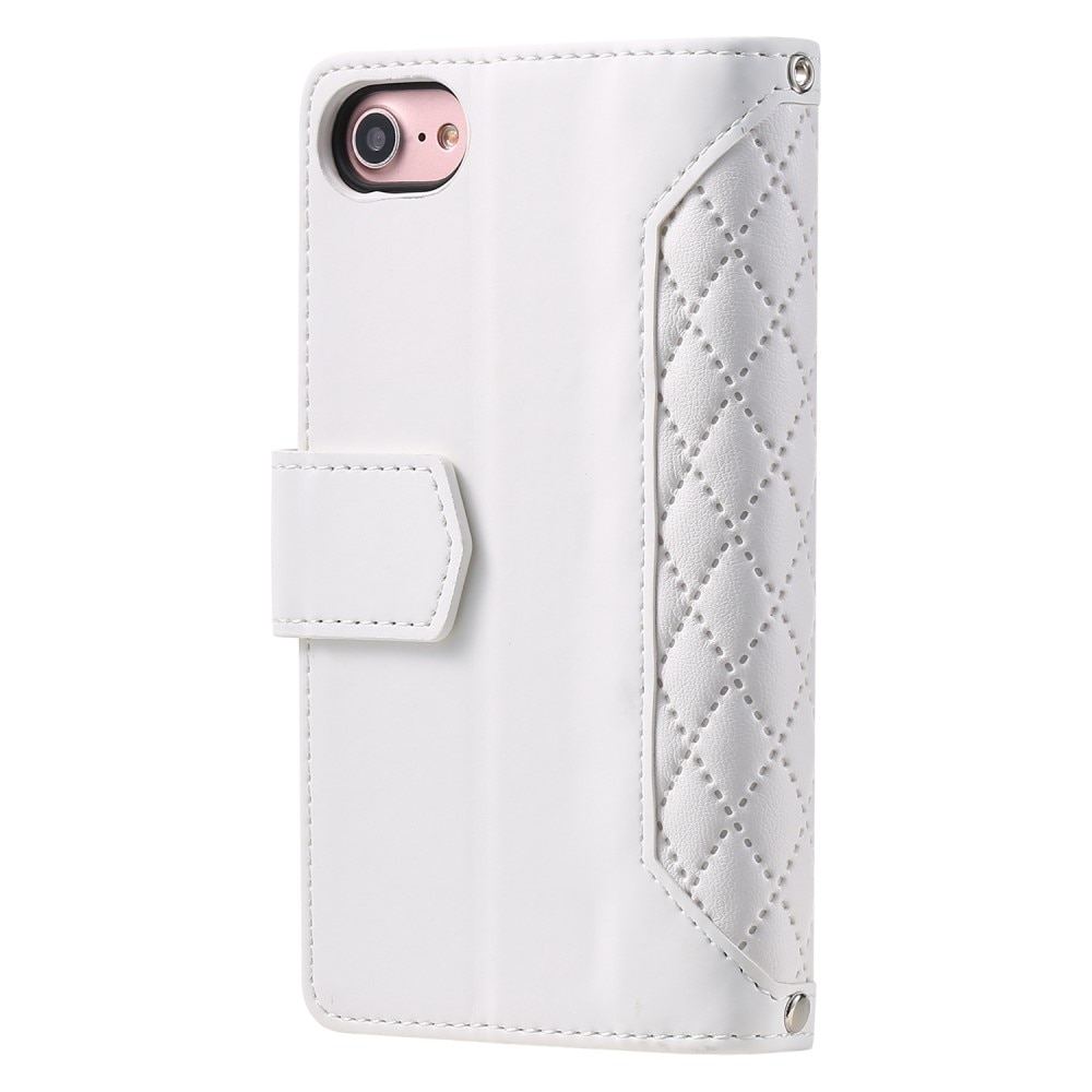 iPhone 7 Wallet/Purse Quilted White