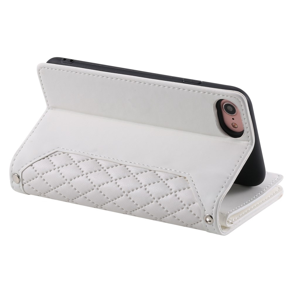 iPhone SE (2020) Wallet/Purse Quilted White