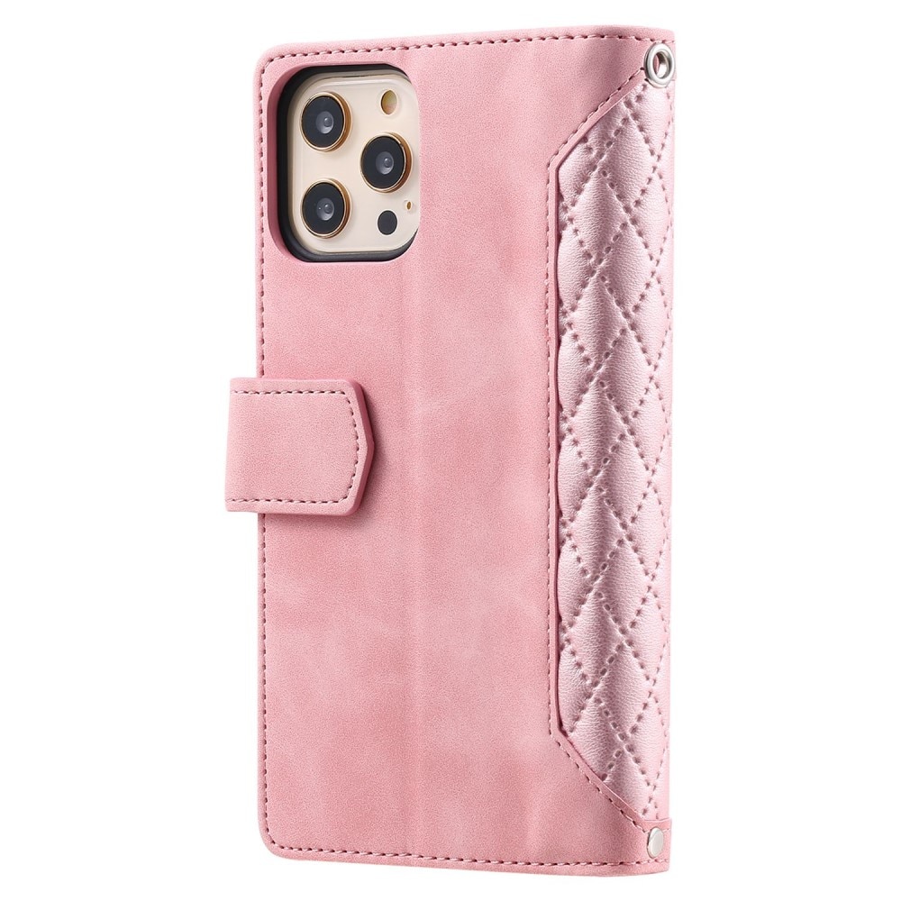 iPhone 11 Pro Wallet/Purse Quilted Pink