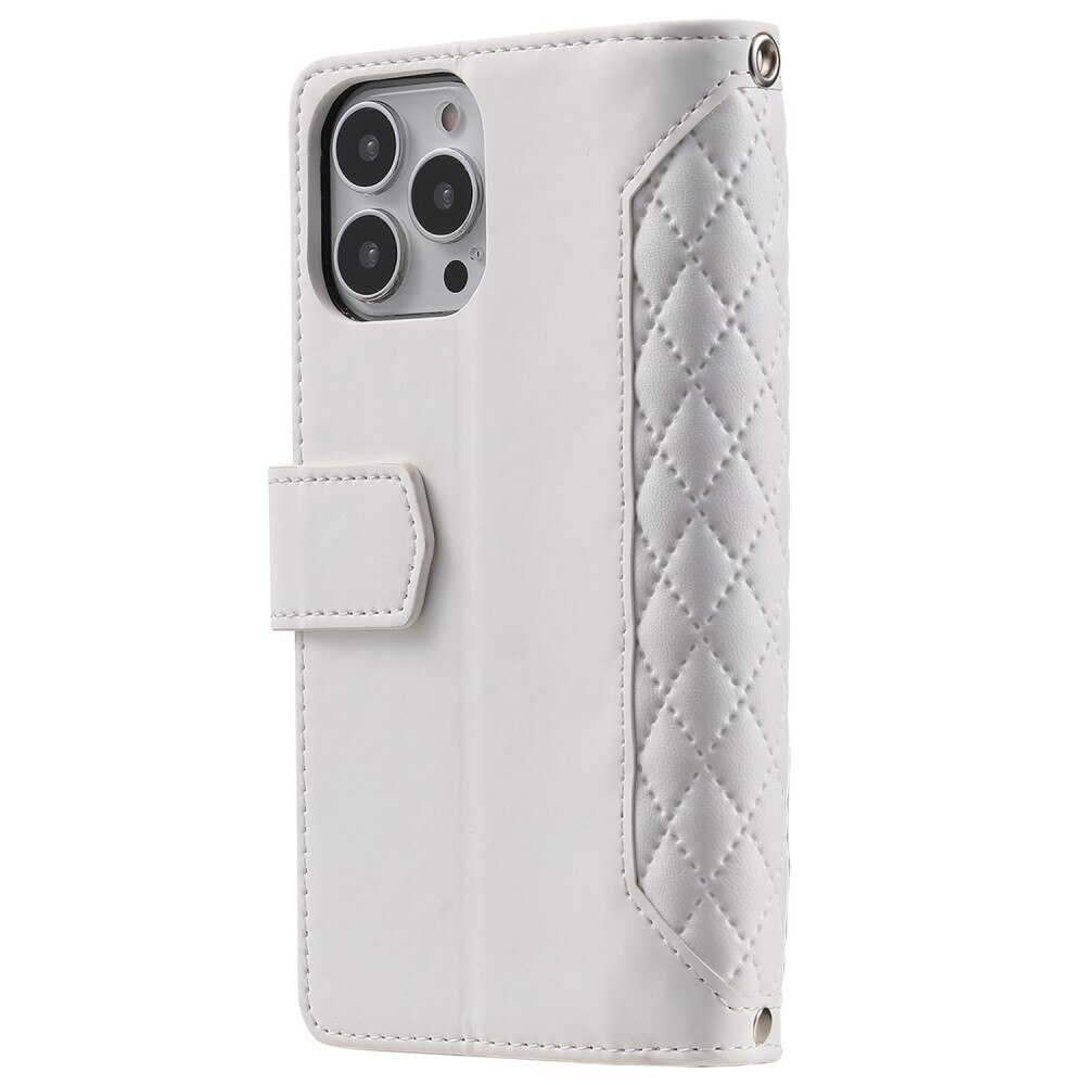 Apple iPhone 14 Pro Wallet/Purse Quilted White