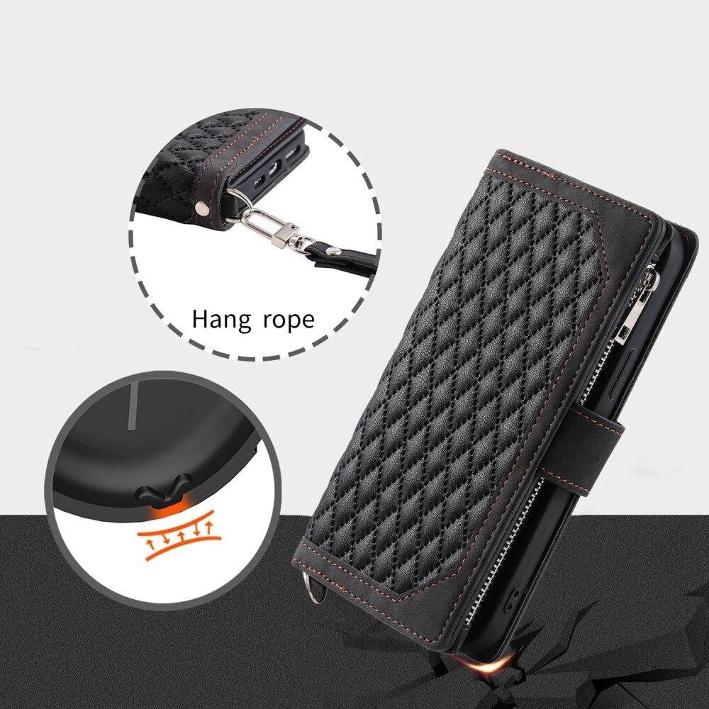 Apple iPhone 14 Plus Wallet/Purse Quilted Black