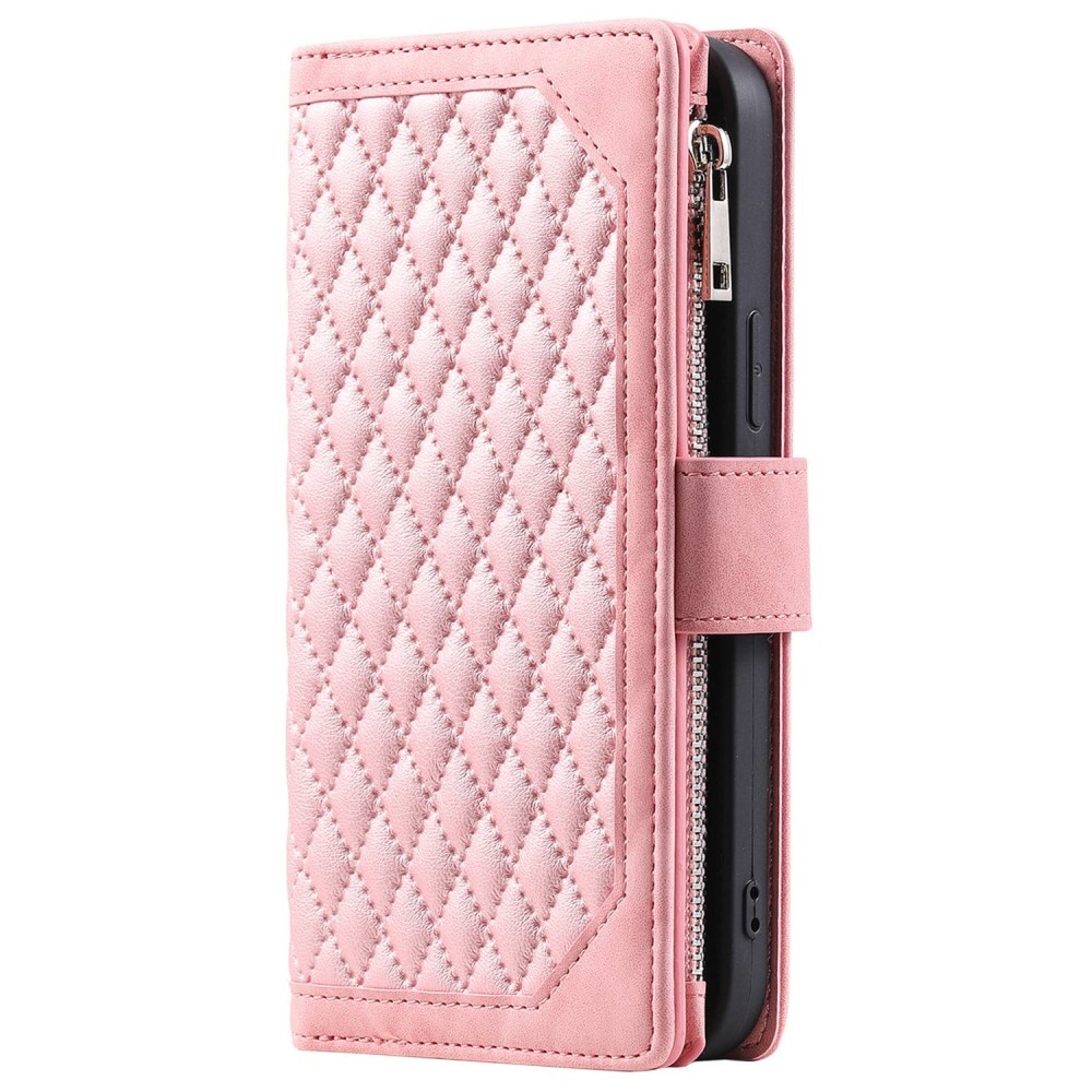 Apple iPhone 14 Plus Wallet/Purse Quilted Pink