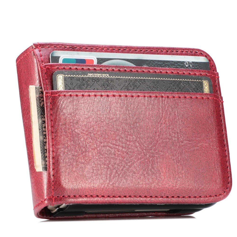 Samsung Galaxy Z Flip 4 Wallet Book Cover Red