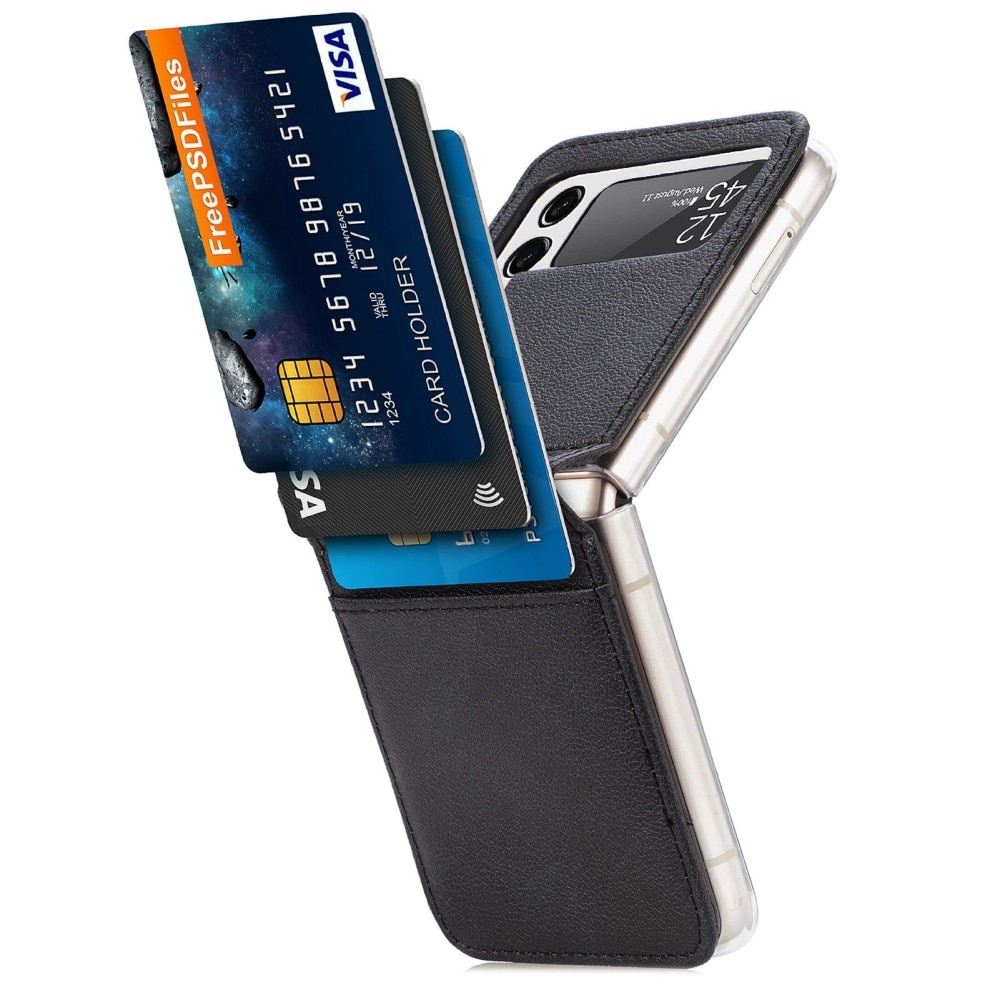 Samsung Galaxy Z Flip 4 Slim Card Wallet Black