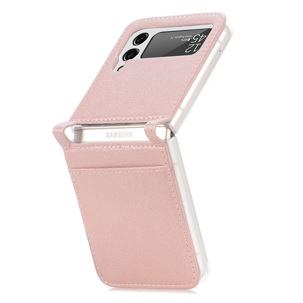 Samsung Galaxy Z Flip 4 Slim Card Wallet Pink