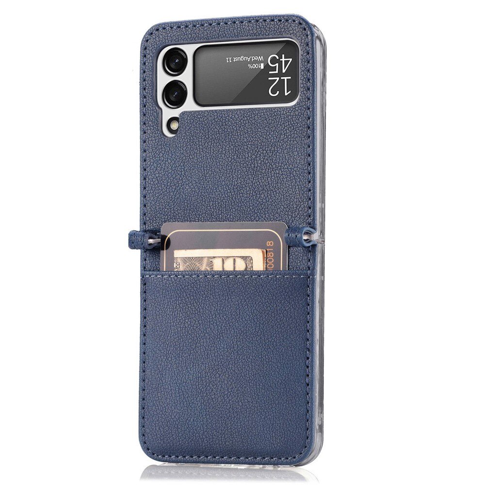 Samsung Galaxy Z Flip 4 Slim Card Wallet Blue