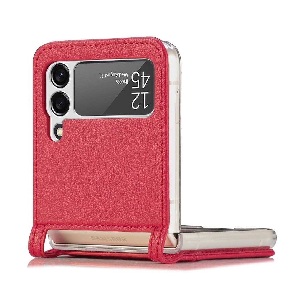 Samsung Galaxy Z Flip 4 Slim Card Wallet Red